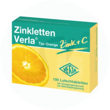 Zinkletten Verla Orange Tabletten 50 Stk. (Rezeptfrei)