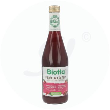 Biotta Preiselbeer Plus Saft 500 ml BIO