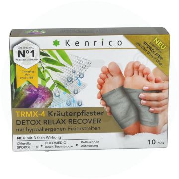 Kenrico Kräuterpflaster TRMX-4 Detox Relax Recover 10 Stk.