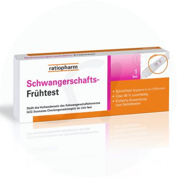 Ratiopharm Schwangerschafts-Frühtest 1 Stk.