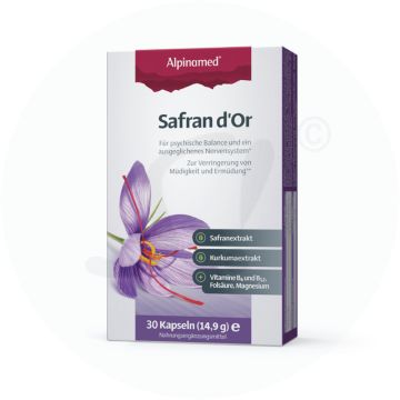 Alpinamed Safran Kapseln 30 Stk.
