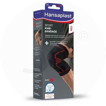 Hansaplast Knie Bandage Sport M (Rezeptfrei)