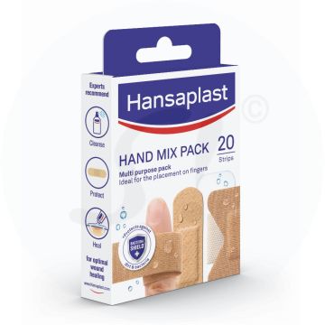 Hansaplast Hand Mix Pack 20 Stk. (Rezeptfrei)