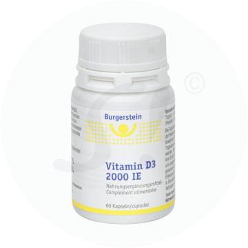 Burgerstein Vitamin D3 2000 IE Kapseln 60 Stk.