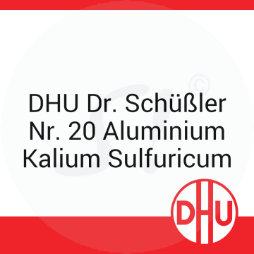 DHU Dr. Schüßler Nr. 20 Aluminium Kalium Sulfuricum DHU 20 g D 6 Tabletten