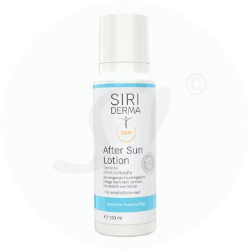 Siriderma Basische After Sun Lotion ohne Duftstoffe 150 ml