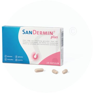 SanDermin Plus Lactoferrin Kapseln 28 Stk.