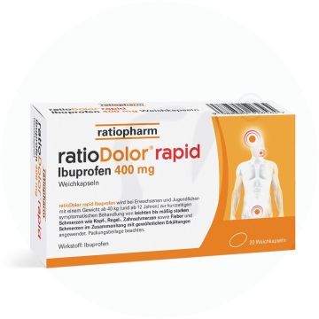 Ratiodolor Rapid Ibuprofen Weichkapseln 400 mg