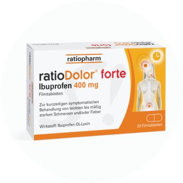 Ratiodolor Forte Ibuprofen Filmtabletten 400 mg