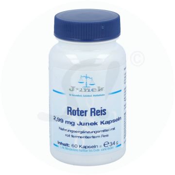 Junek Roter Reis Kapseln 2,99 mg 60 Stk.