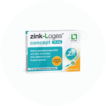 zink-Loges concept 15 mg Filmtabletten
