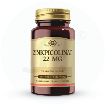 Solgar Zinkpicolinat 22 mg Tabletten 100 Stk.