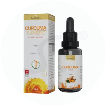 CannSol Curcuma mit Zink Tropfen 30 ml
