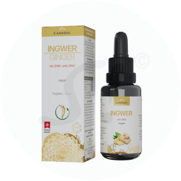 CannSol Ingwer mit Zink Tropfen 30 ml