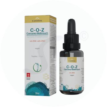 CannSol Curcuma – Weihrauch mit Zink Tropfen 30 ml