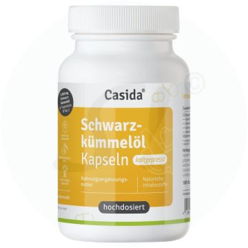 Casida Schwarzkümmelöl kaltgepresst 3000 mg Kapseln 180 Stk.