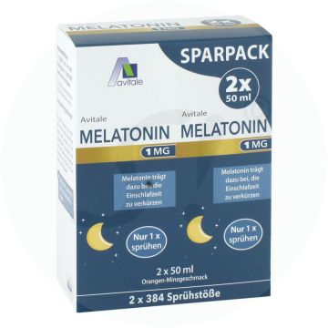 Avitale Melatonin Einschlaf-Spray Sparpack 2x50 ml