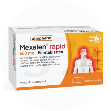 Mexalen Rapid Filmtabletten 500 mg 20 Stk.