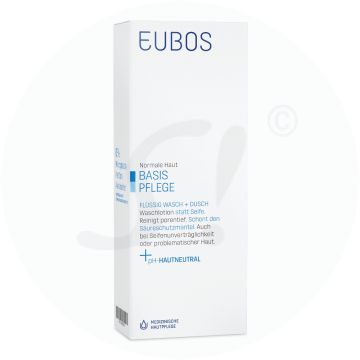 Eubos Flüssig Wasch und Dusch Blau 200 ml