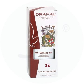 Drapal Weißdorn Saft 600 ml 3 x 200