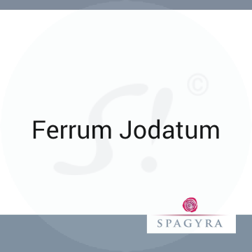 Ferrum Jodatum Spagyra 10 ml D 10 Globuli