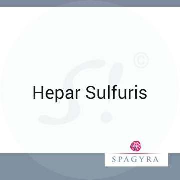 Hepar Sulfuris Spagyra 10 ml C 12 Globuli