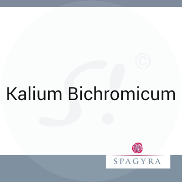 Kalium Bichromicum Spagyra 10 ml D 12 Globuli