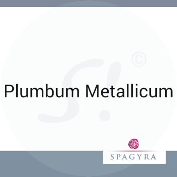 Plumbum Metallicum Spagyra C 12 Globuli 10 ml