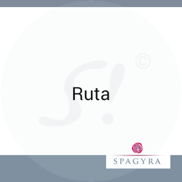 Ruta Spagyra 10 ml C 6 Globuli