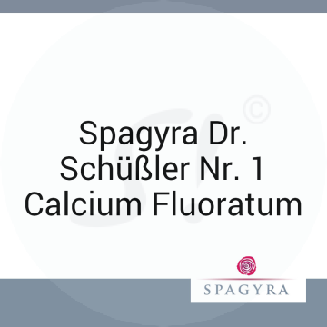 Spagyra Dr. Schüßler Nr. 1 Calcium Fluoratum Spagyra 20 ml D 6 Globuli