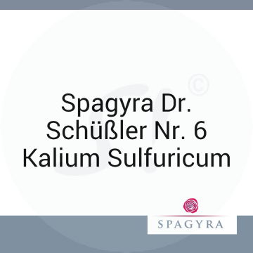 Spagyra Dr. Schüßler Nr. 6 Kalium Sulfuricum Spagyra D 3 Salbe 50 ml
