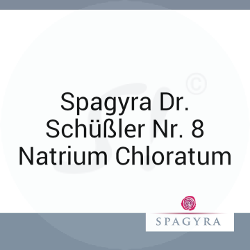 Spagyra Dr. Schüßler Nr. 8 Natrium Chloratum Spagyra 50 ml D 12 Salbe