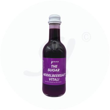 F*** THE SUGAR Heidelbeersaft Vitali 250 ml