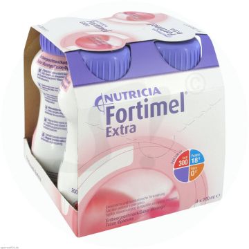 Nutricia Fortimel Extra 200 4 Stk. Erdbeer