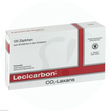 Lecicarbon Zäpfchen 120 Stk.
