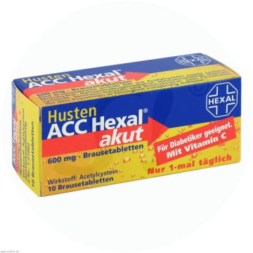 Husten ACC Hexal akut 600 mg Brausetabletten