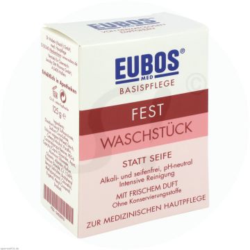 Eubos Waschstück 125 g Rot