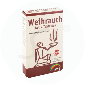 HWS Weihrauch Activ 40 Stk. Tabletten