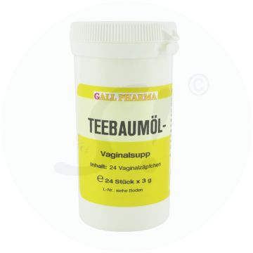 St. Severin Teebaumöl Vaginalsuppositorium 24 Stk.