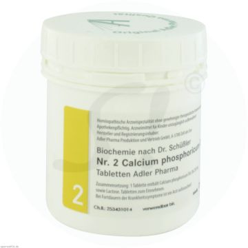 Schüßler Nr. 2 Calcium Phosphoricum Adler Pharma 250 g D 6