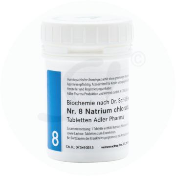 Schüßler Nr. 8 Natrium Chloratum Adler Pharma 250 g D 6