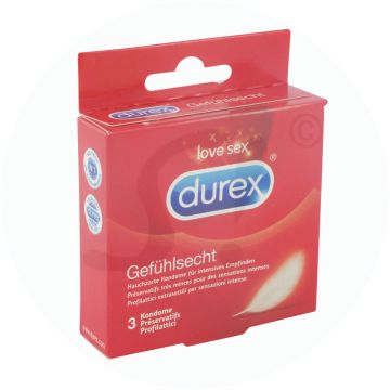 Durex Kondom Gefühlsecht 3 Stk.