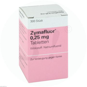 Zymafluor Tabletten 300 Stk. 0,25 mg 