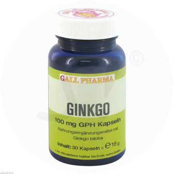 Gall Pharma Ginkgo 100 mg Kapseln 30 Stk.