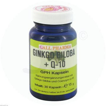 Gall Pharma Ginkgo Biloba plus Q10 Kapseln 30 Stk.