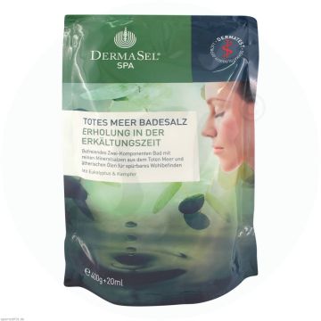 DERMASEL® Badesalz spa 400 g Erkältung