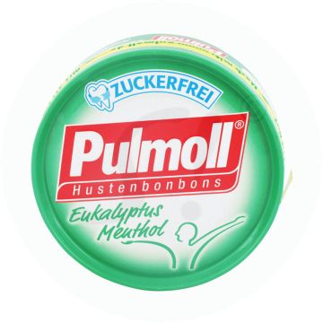 Pulmoll Bonbons ohne Zucker 50 g Eukalyptus-Menthol