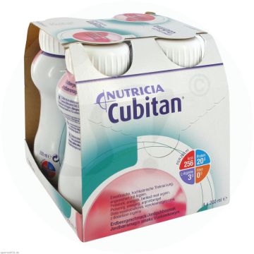 Nutricia Cubitan 200 ml 4 Stk. Erdbeergeschmack
