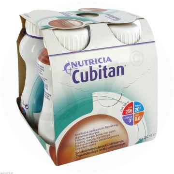 Nutricia Cubitan 200 ml 4 Stk. Schokoladegeschmack