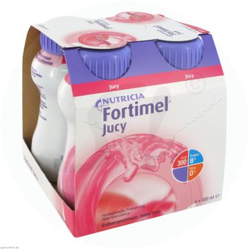 Nutricia Fortimel Jucy 200 ml 4 Stk. Erdbeer